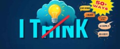 50+ other ways to say I think vocabulary graphic