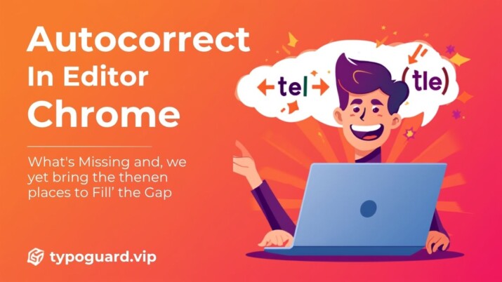Autocorrect in Chrome What's Missing and How to Fill the Gap