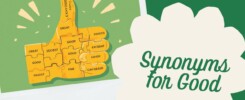 Good synonyms — alternative words for good grammar graphic