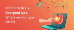 One Click to Fix Every Typo, Wherever You Type Online
