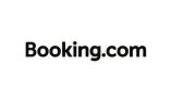 Booking.com logo, emphasizing travel and accommodation services, relevant to TypoGuard's communication enhancement tools.
